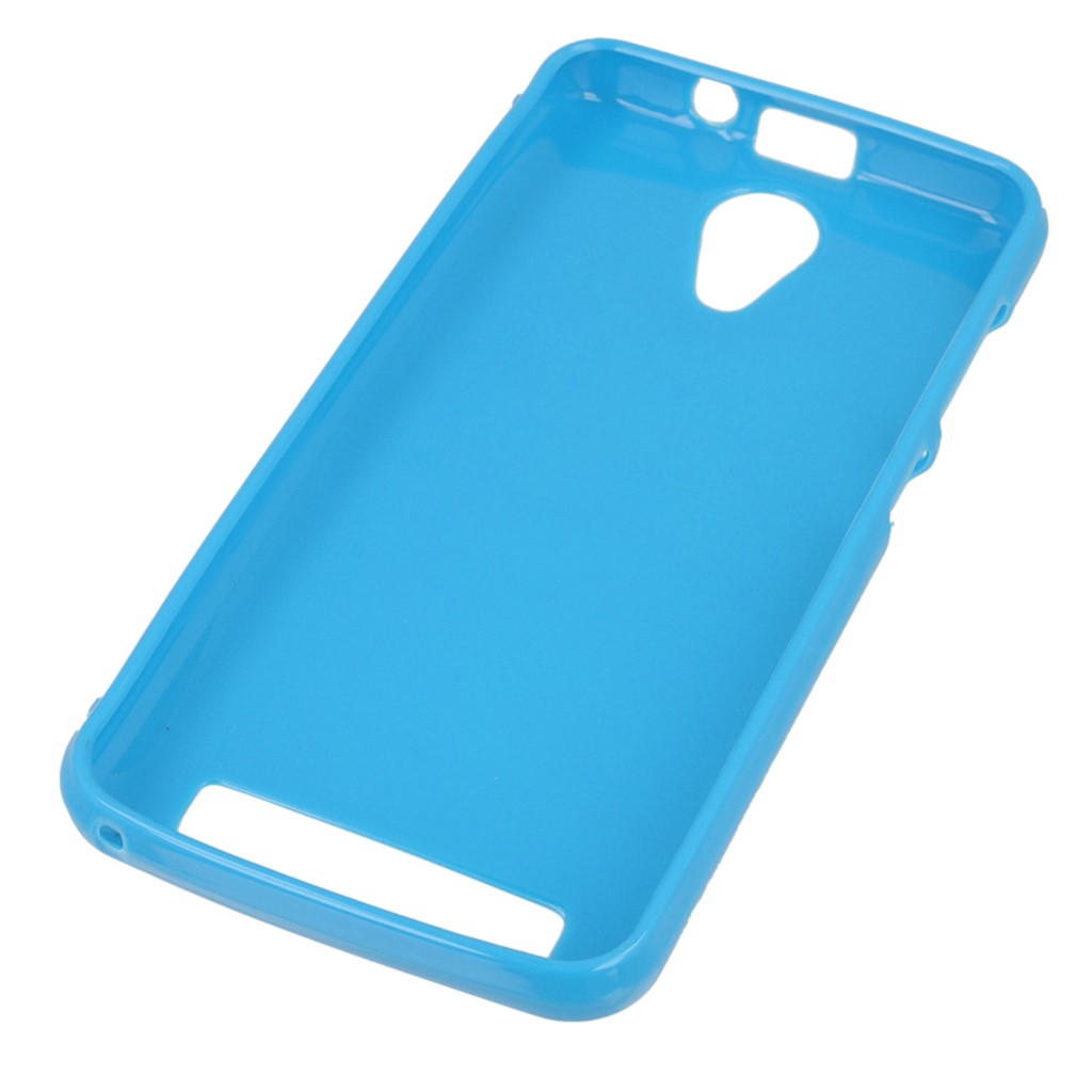Pokrowiec oryginalne GO! silikonowe etui BACK CASE niebieskie myPhone GO! / 3