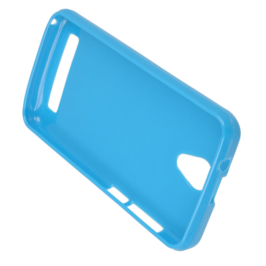 Pokrowiec oryginalne GO! silikonowe etui BACK CASE niebieskie myPhone GO! / 4