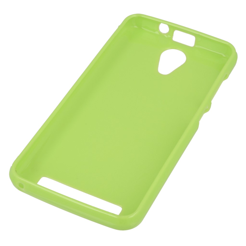 Pokrowiec silikonowe etui BACK CASE zielone myPhone GO! / 3