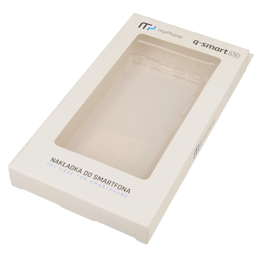 Pokrowiec oryginalne back case przeroczyste myPhone Q-Smart / 7
