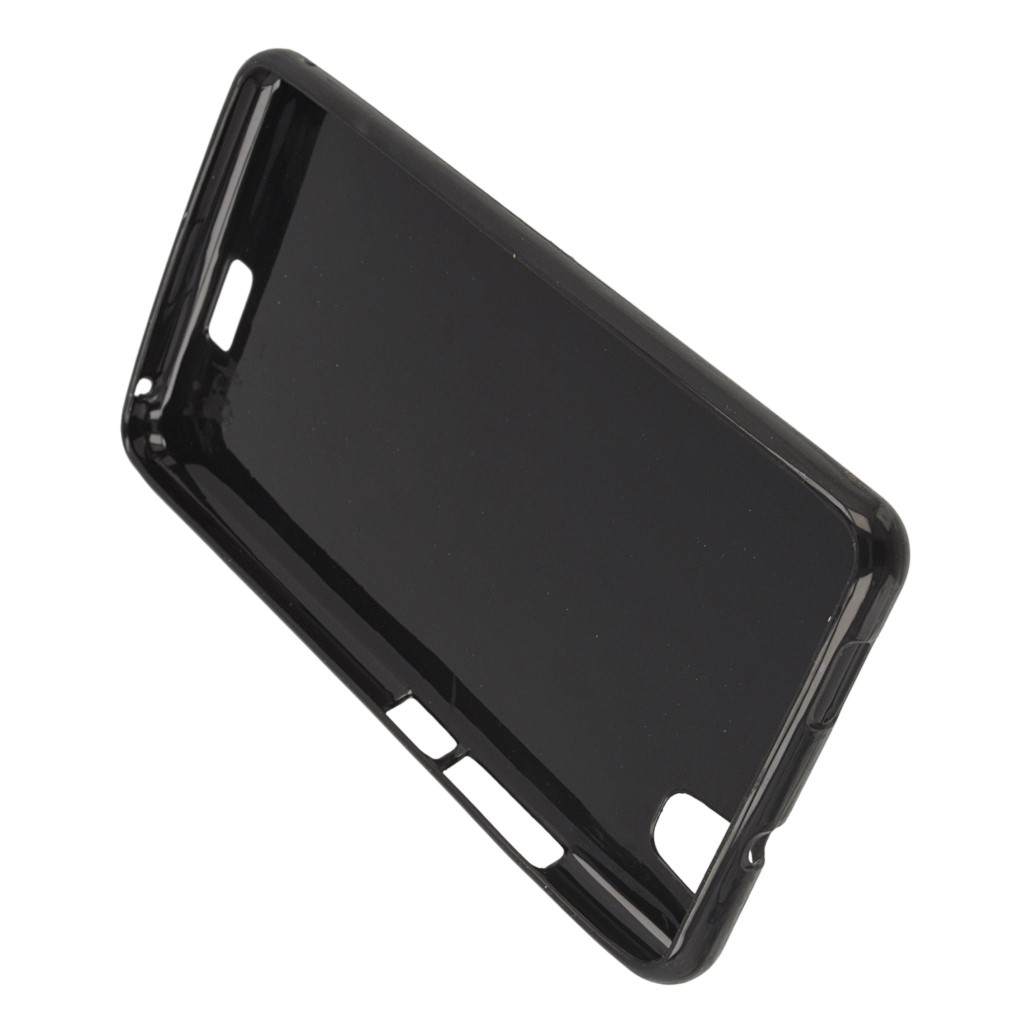 Pokrowiec oryginalne silikonowe etui BACK CASE czarne myPhone Q-Smart Plus / 4