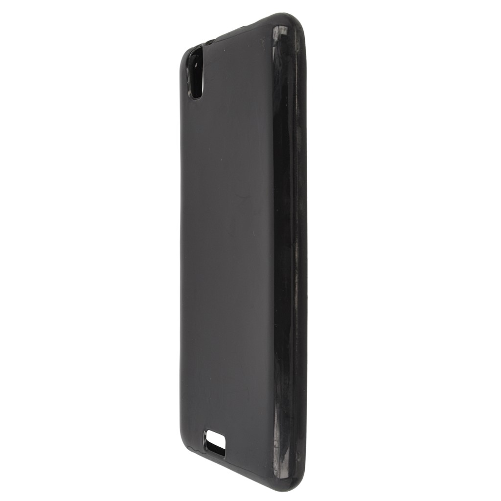 Pokrowiec oryginalne silikonowe etui BACK CASE czarne myPhone Q-Smart Plus / 6