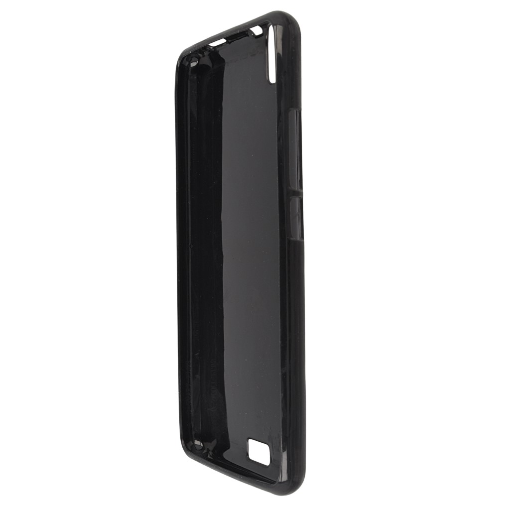 Pokrowiec oryginalne silikonowe etui BACK CASE czarne myPhone Q-Smart Plus / 7