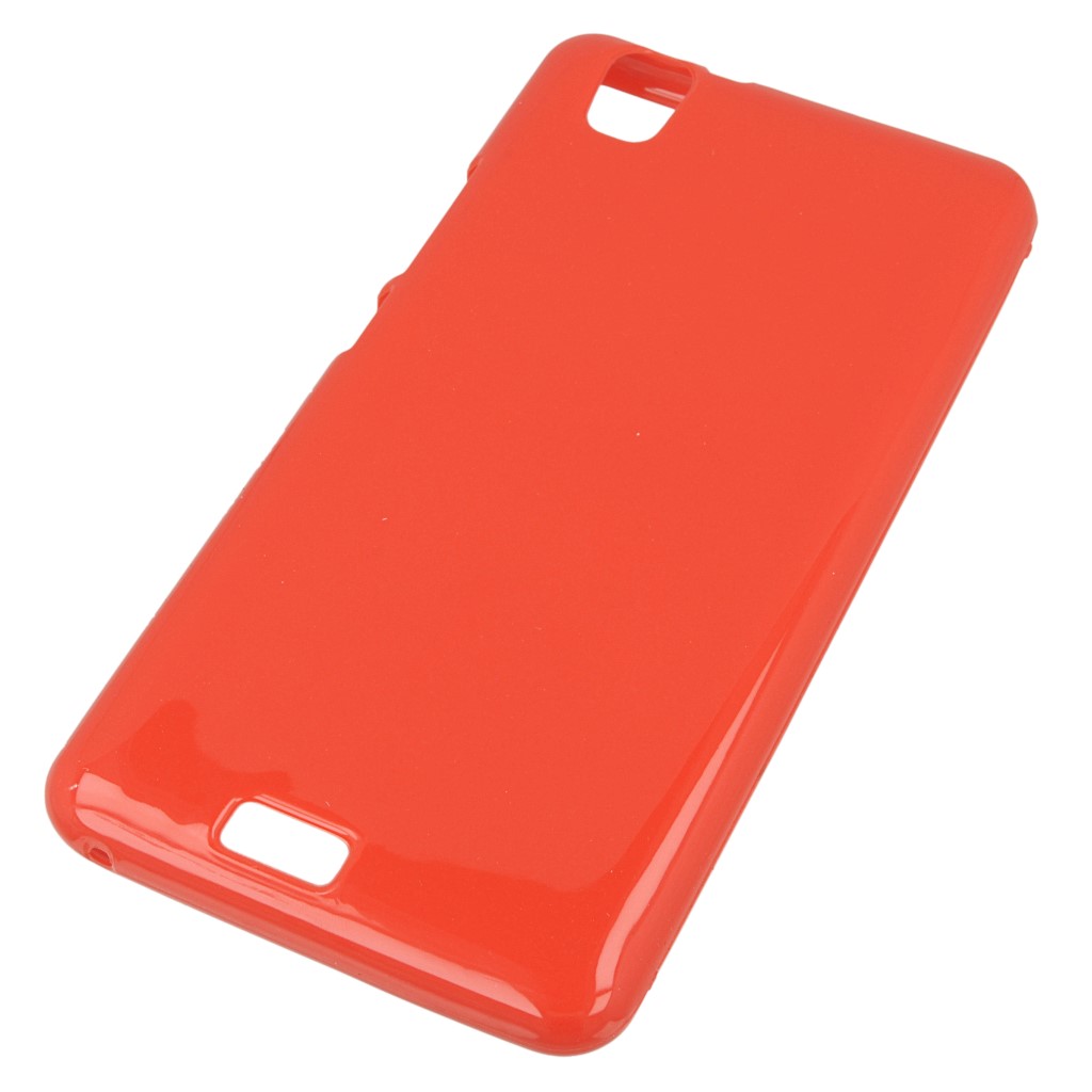 Pokrowiec oryginalne silikonowe etui BACK CASE czerwony myPhone Q-Smart Plus