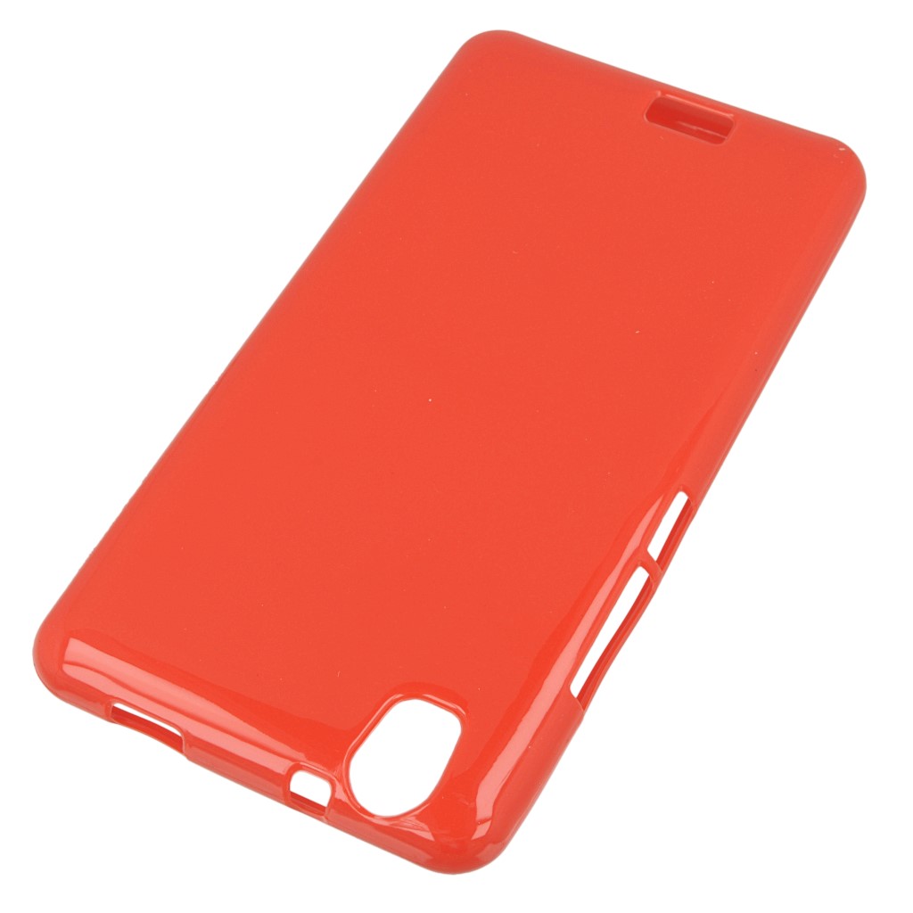 Pokrowiec oryginalne silikonowe etui BACK CASE czerwony myPhone Q-Smart Plus / 2