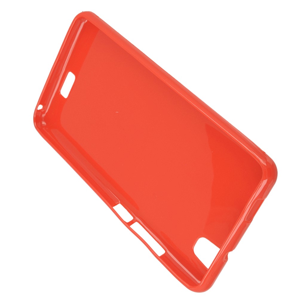 Pokrowiec oryginalne silikonowe etui BACK CASE czerwony myPhone Q-Smart Plus / 4