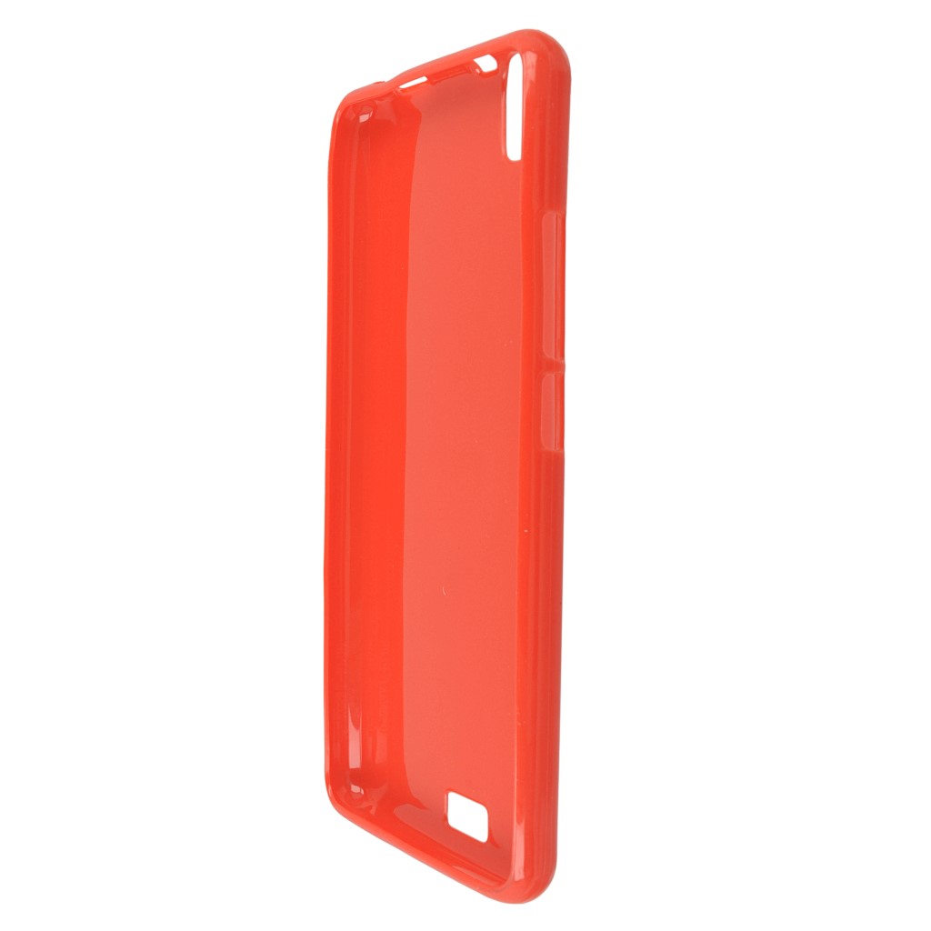 Pokrowiec oryginalne silikonowe etui BACK CASE czerwony myPhone Q-Smart Plus / 7