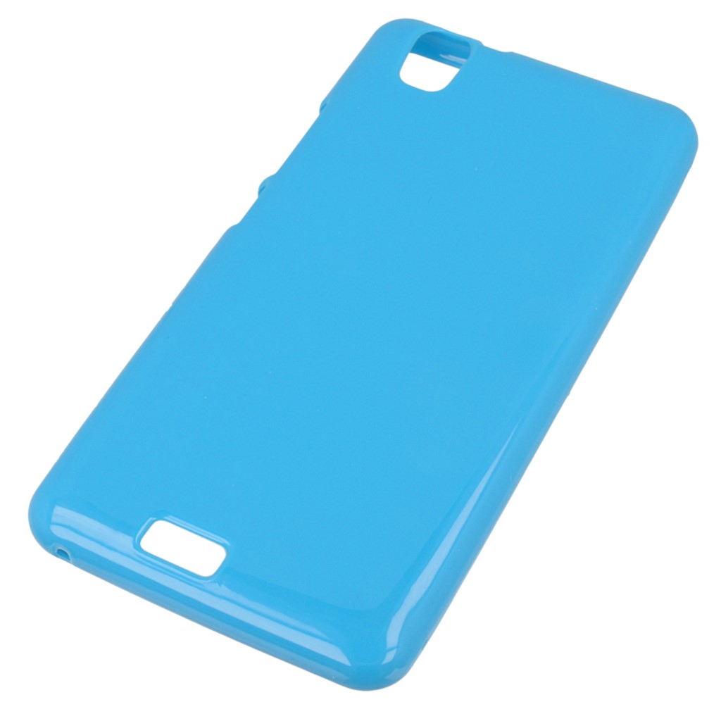 Pokrowiec oryginalne silikonowe etui BACK CASE niebieskie myPhone Q-Smart Plus