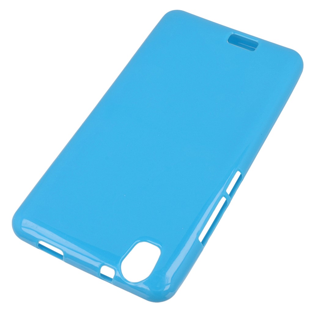 Pokrowiec oryginalne silikonowe etui BACK CASE niebieskie myPhone Q-Smart Plus / 2