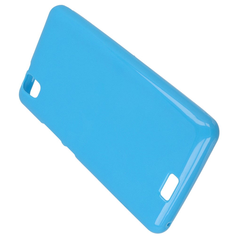 Pokrowiec oryginalne silikonowe etui BACK CASE niebieskie myPhone Q-Smart Plus / 5