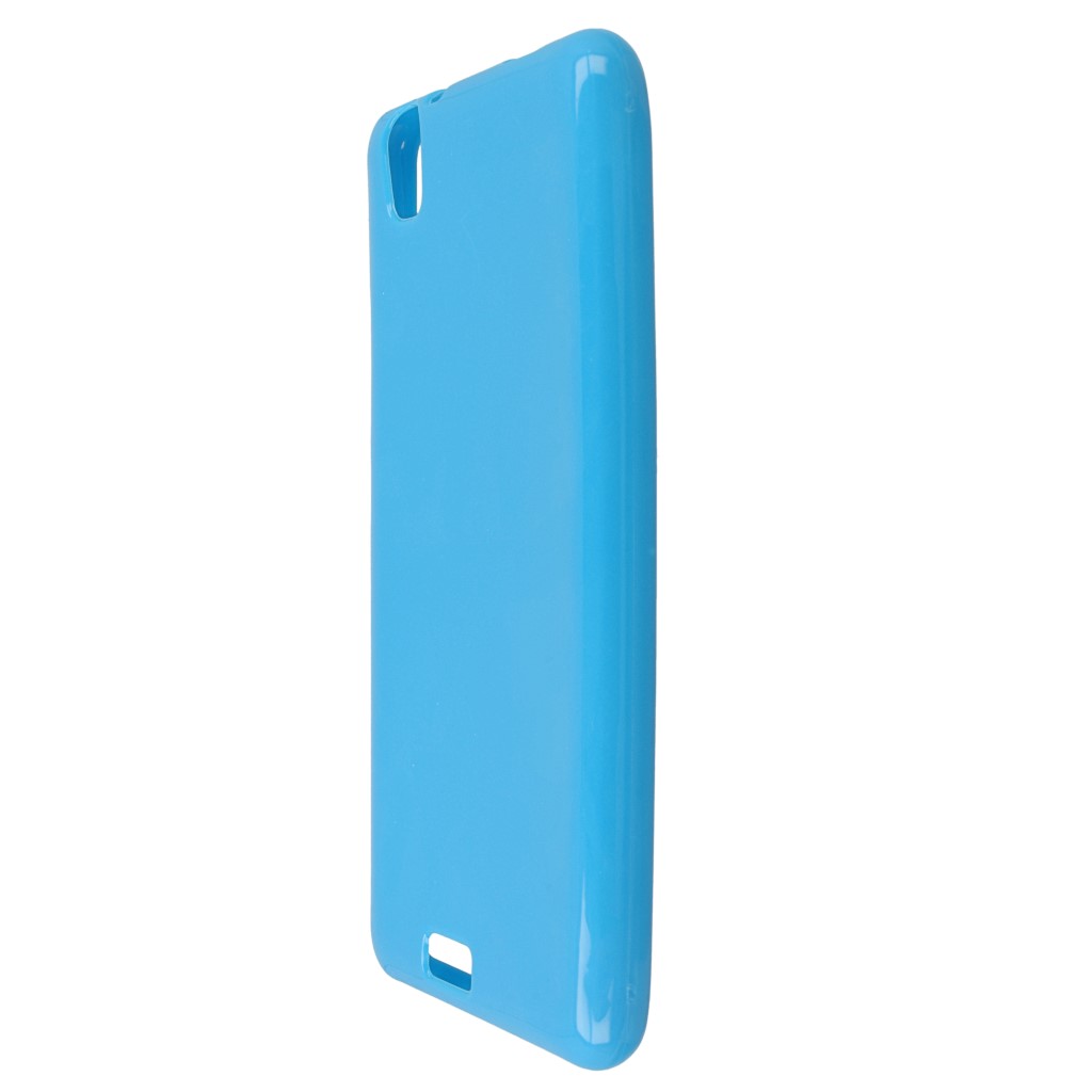Pokrowiec oryginalne silikonowe etui BACK CASE niebieskie myPhone Q-Smart Plus / 6
