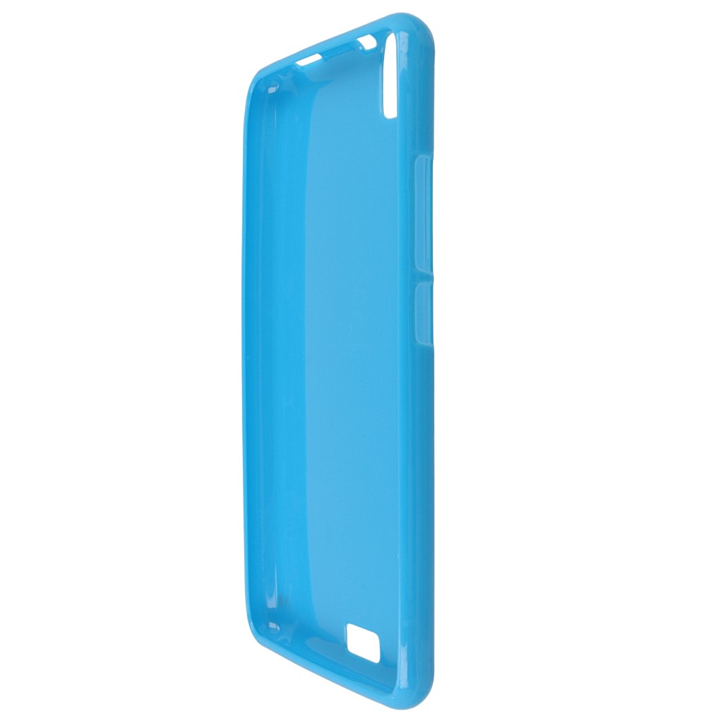 Pokrowiec oryginalne silikonowe etui BACK CASE niebieskie myPhone Q-Smart Plus / 7