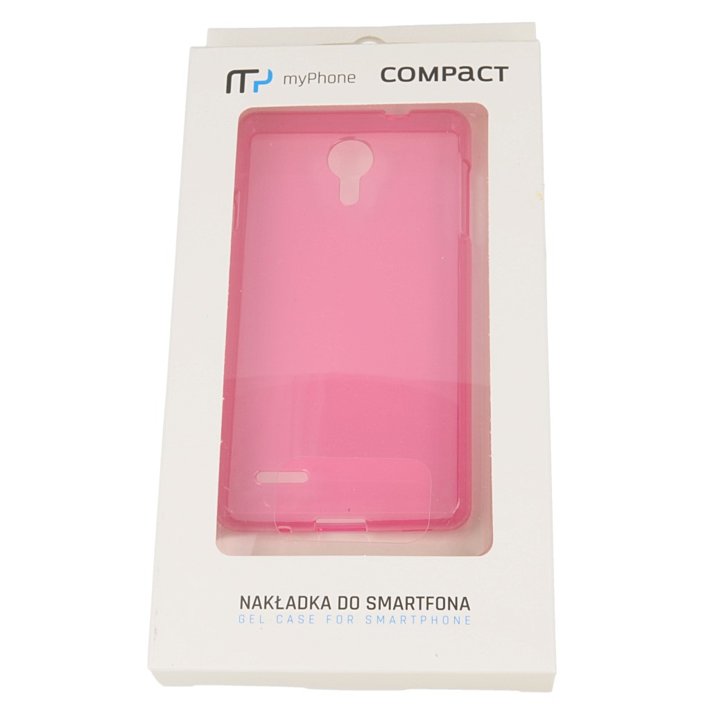 Pokrowiec oryginalne COMPACT silikonowe etui BACK CASE rowe myPhone Compact / 8