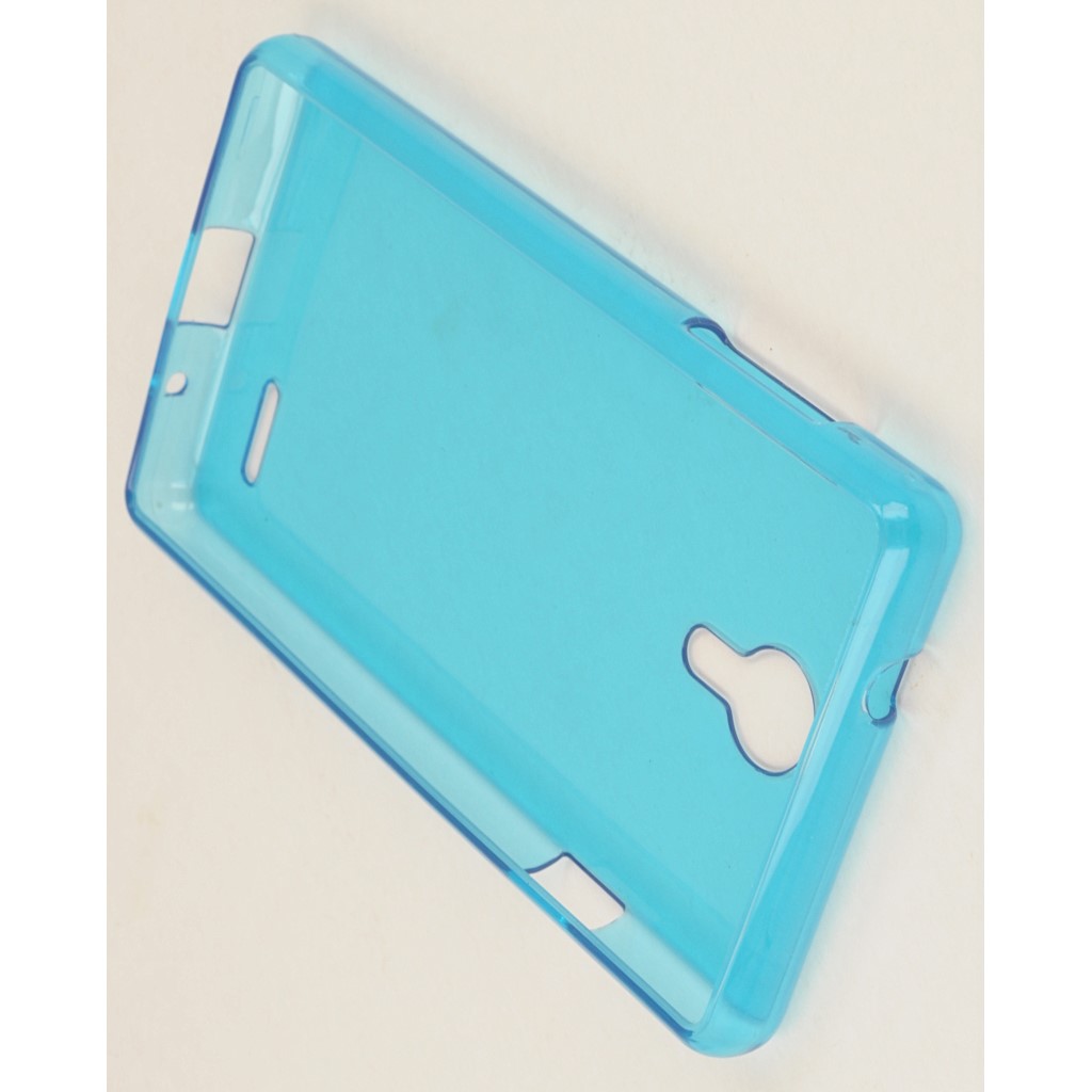 Pokrowiec oryginalne COMPACT silikonowe etui BACK CASE niebieskie myPhone Compact / 4