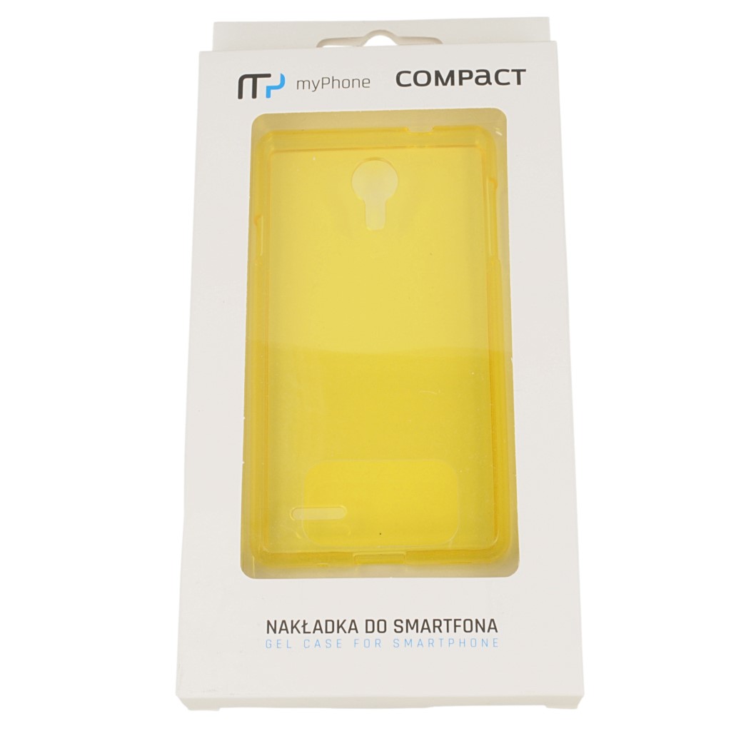 Pokrowiec oryginalne COMPACT silikonowe etui BACK CASE te myPhone Compact / 8