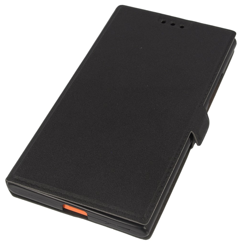 Pokrowiec etui Flexi Book czarne NOKIA Lumia 730 / 2