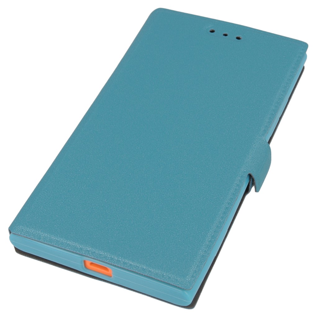 Pokrowiec etui Flexi Book niebieskie NOKIA Lumia 730 / 2