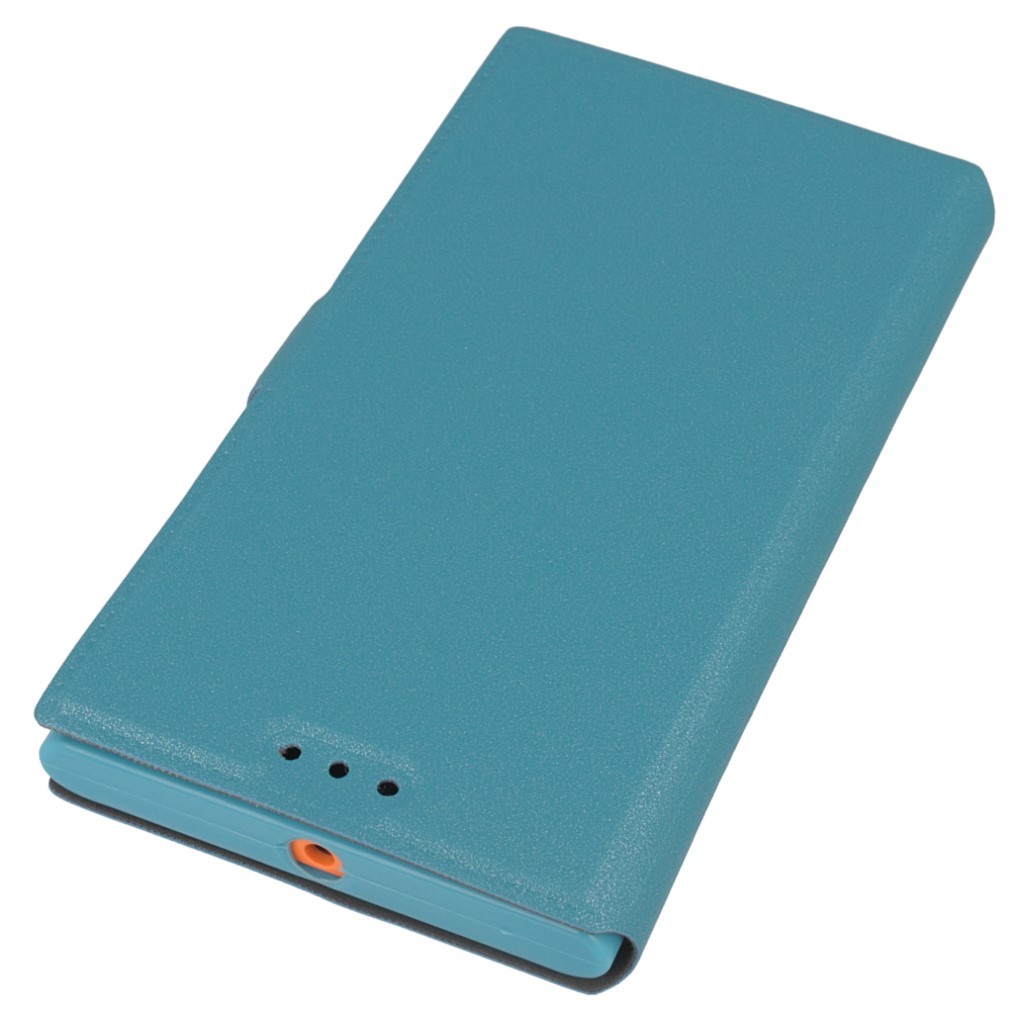 Pokrowiec etui Flexi Book niebieskie NOKIA Lumia 730 / 3