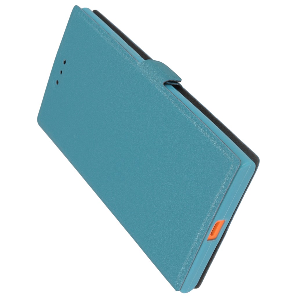 Pokrowiec etui Flexi Book niebieskie NOKIA Lumia 730 / 8