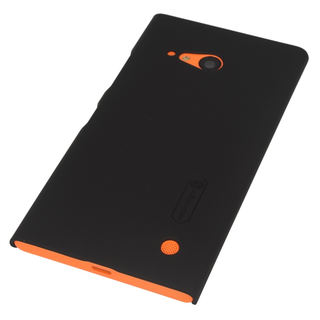 Pokrowiec etui NILLKIN SUPER SHIELD czarne NOKIA Lumia 730