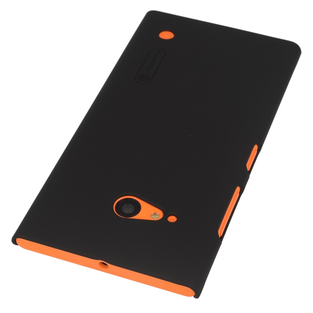 Pokrowiec etui NILLKIN SUPER SHIELD czarne NOKIA Lumia 730 / 2