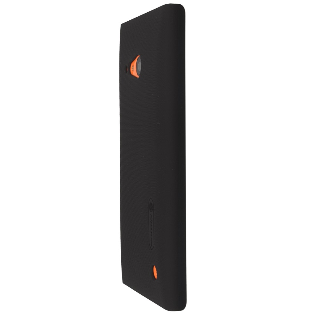Pokrowiec etui NILLKIN SUPER SHIELD czarne NOKIA Lumia 730 / 5