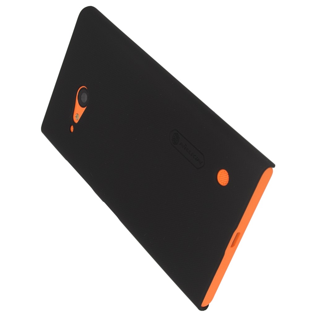 Pokrowiec etui NILLKIN SUPER SHIELD czarne NOKIA Lumia 730 / 7