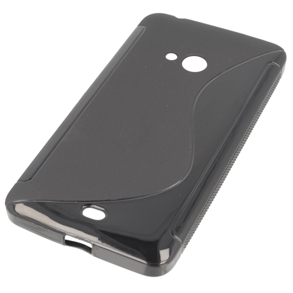 Pokrowiec etui silikonowe S-CASE czarne Microsoft Lumia 540 Dual SIM