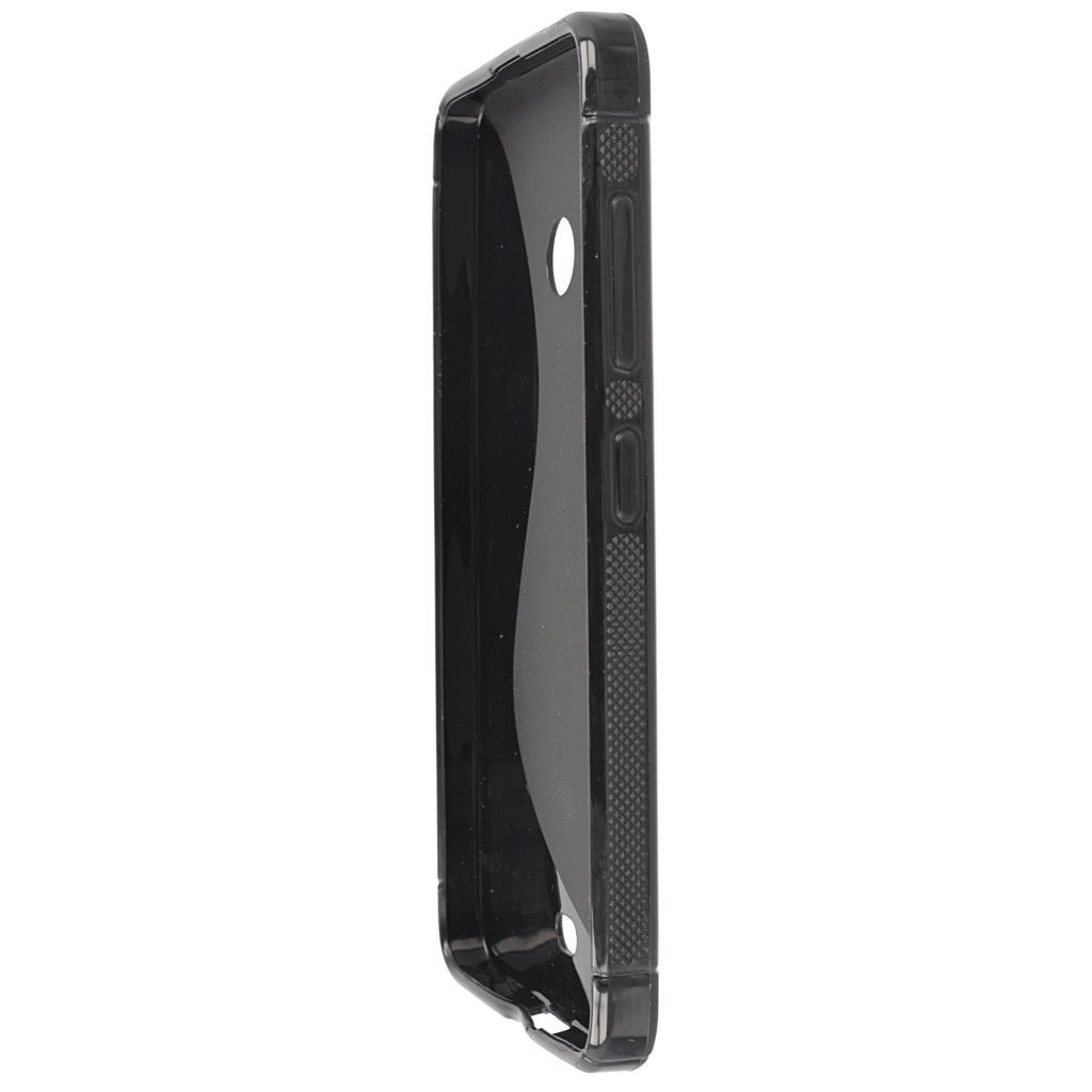 Pokrowiec etui silikonowe S-CASE czarne Microsoft Lumia 540 Dual SIM / 6
