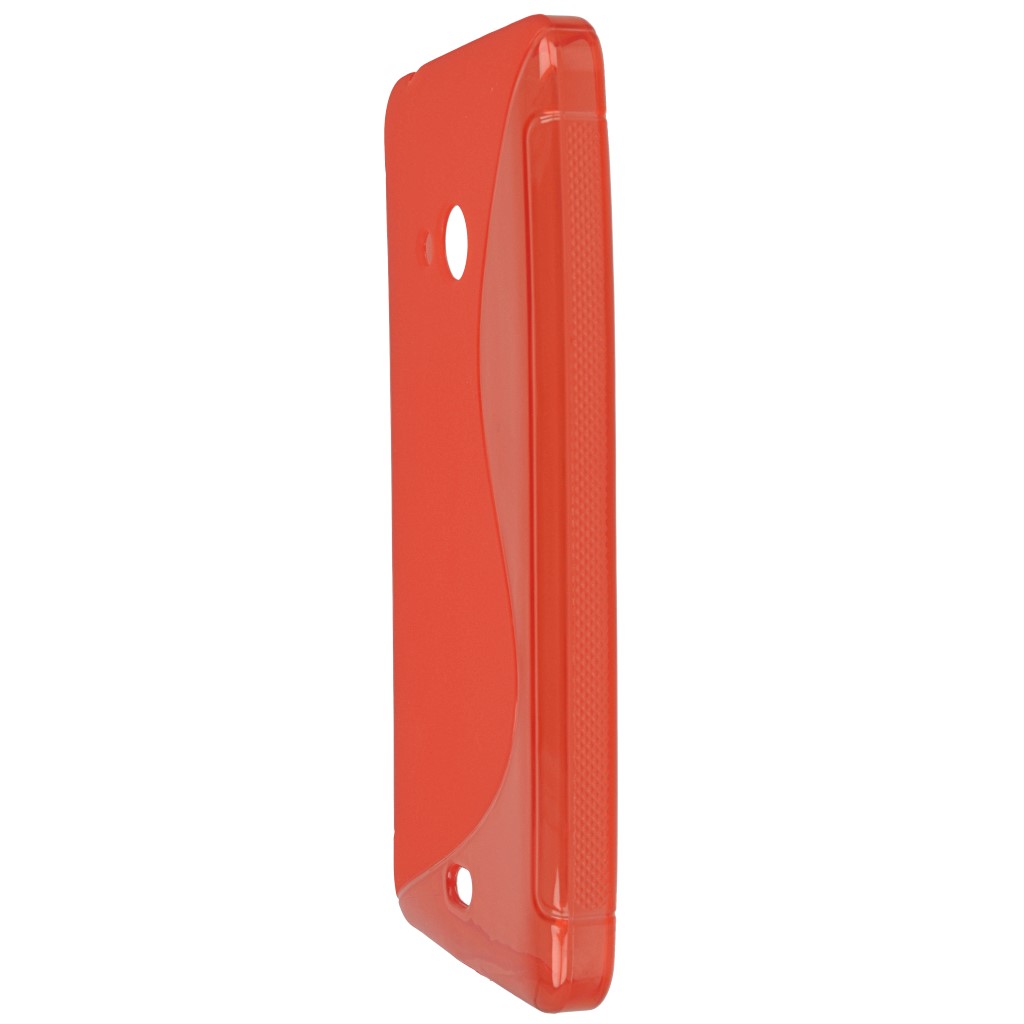 Pokrowiec etui silikonowe S-CASE czerwone Microsoft Lumia 540 Dual SIM / 5