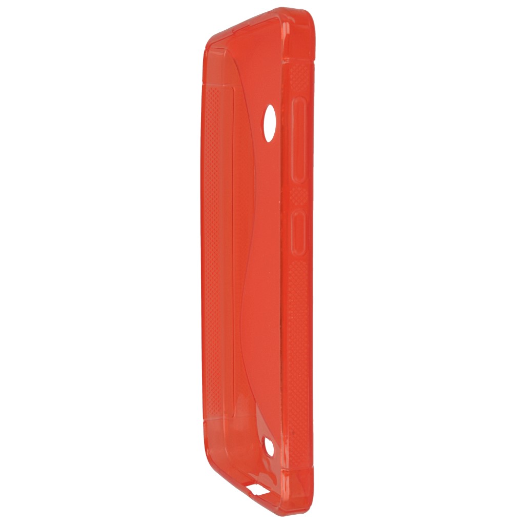 Pokrowiec etui silikonowe S-CASE czerwone Microsoft Lumia 540 Dual SIM / 6