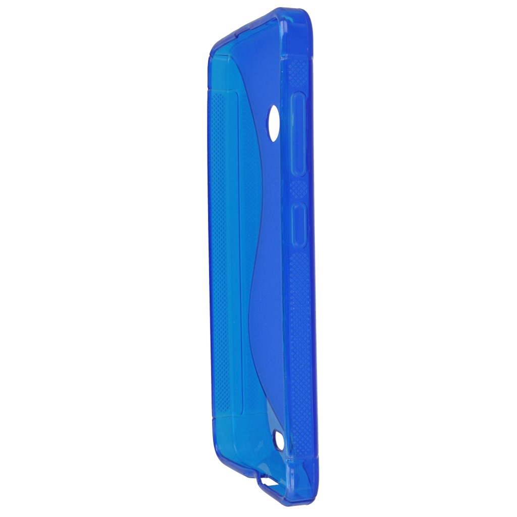 Pokrowiec etui silikonowe S-CASE niebieskie Microsoft Lumia 540 Dual SIM / 6
