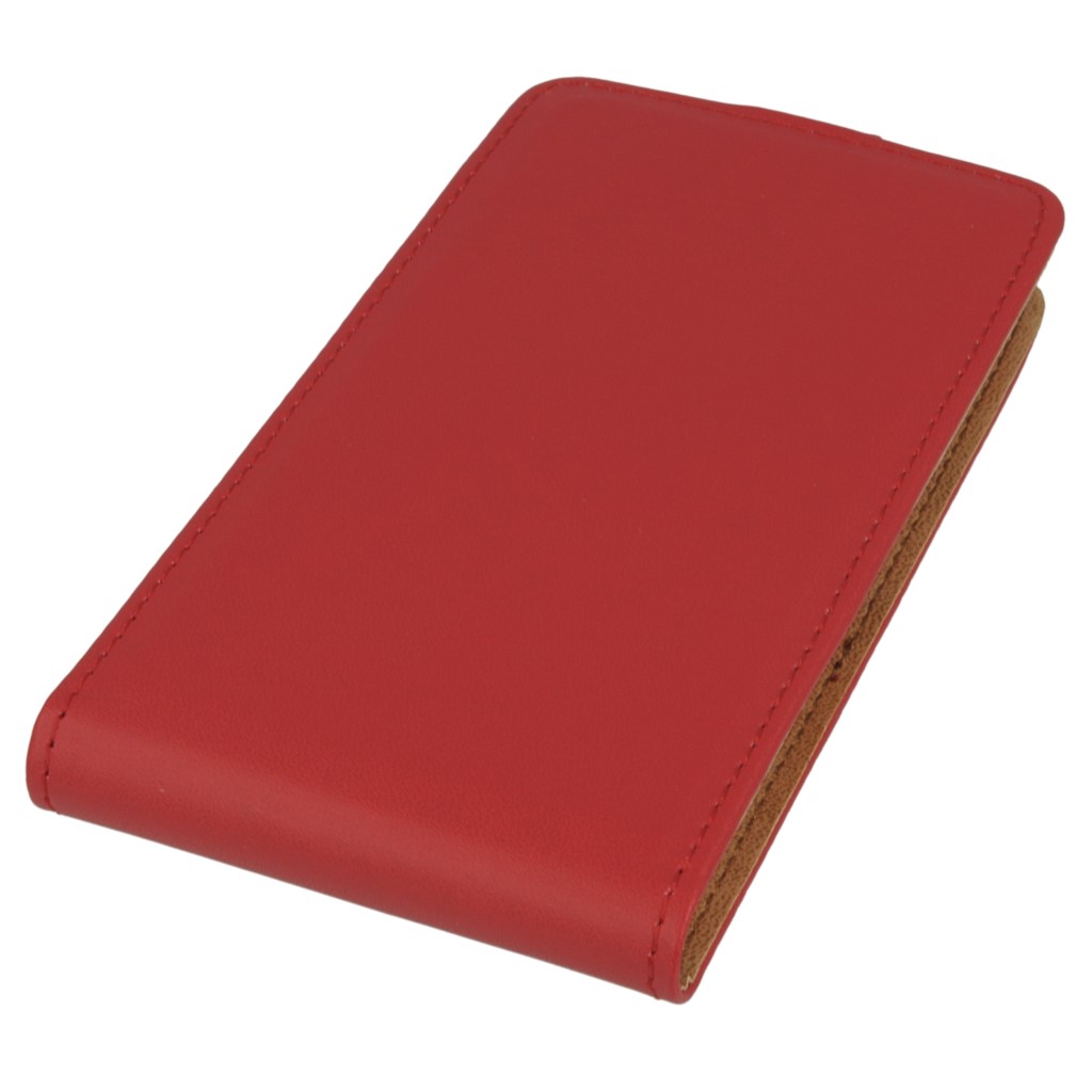 Pokrowiec z klapk na magnes Prestige Slim Flexi czerwony NOKIA Lumia 630 / 3