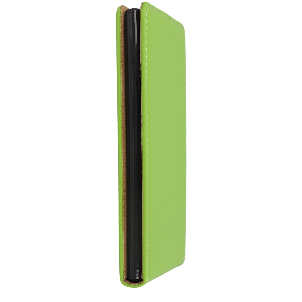 Pokrowiec z klapk na magnes Prestige Slim Flexi zielony NOKIA Lumia 730 / 6
