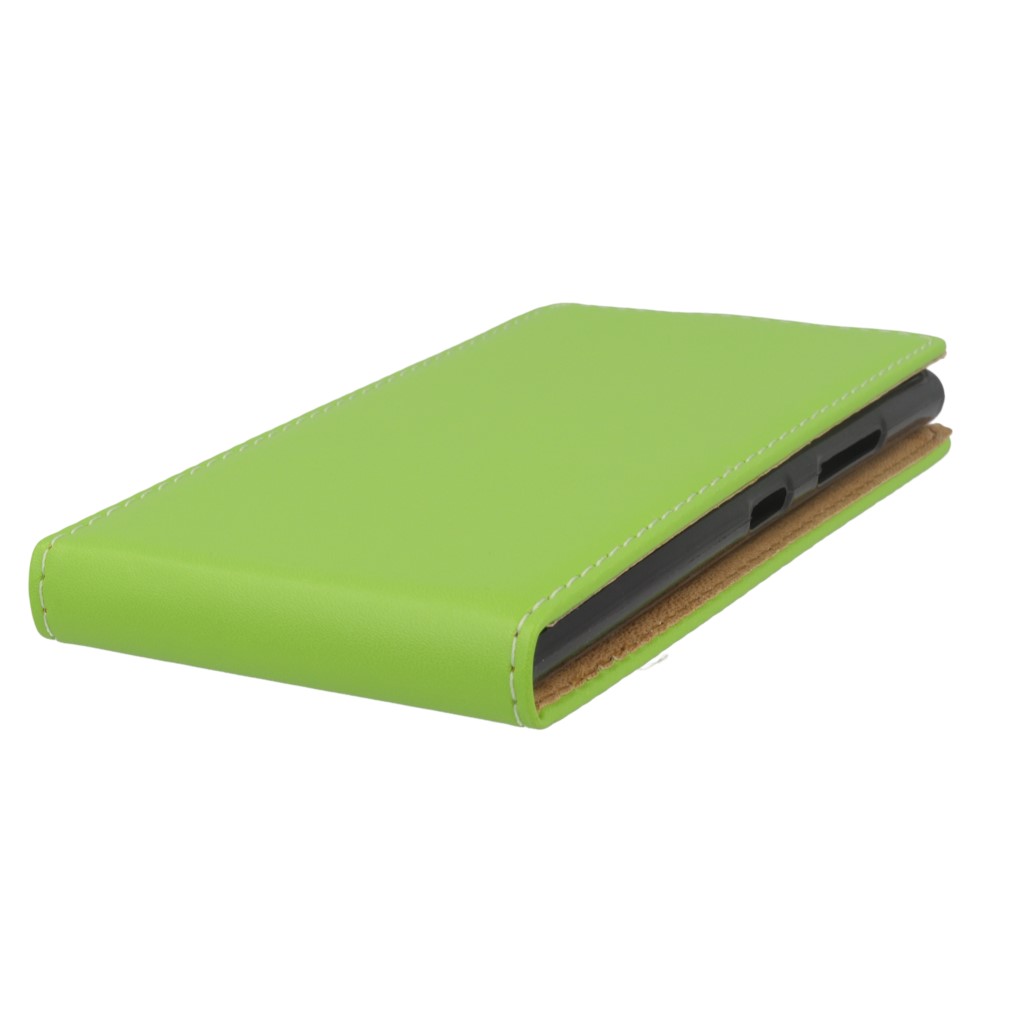 Pokrowiec z klapk na magnes Prestige Slim Flexi zielony NOKIA Lumia 730 / 7