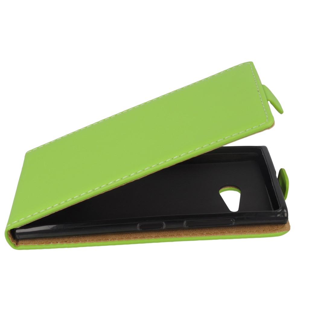 Pokrowiec z klapk na magnes Prestige Slim Flexi zielony NOKIA Lumia 735 / 4