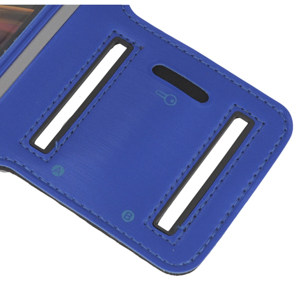 Pokrowiec opaska sportowa na rk Premium niebieska ALCATEL Pixi 4 5 cali 5045X / 11