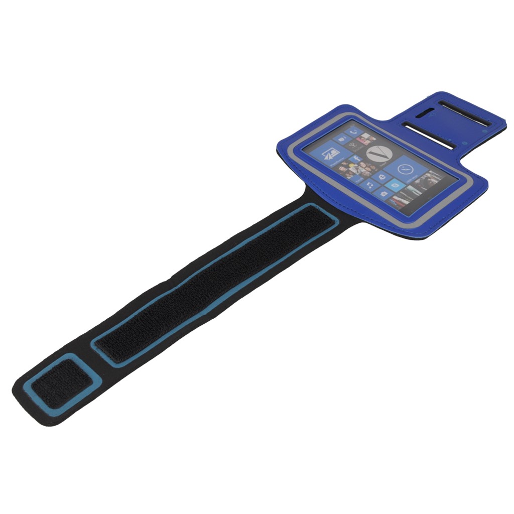Pokrowiec opaska sportowa na rk Premium niebieska myPhone Pocket / 4