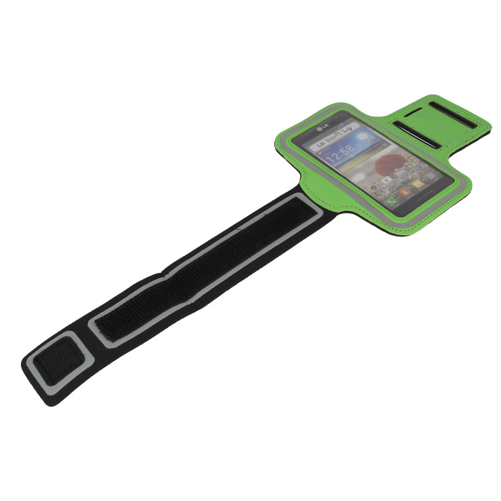 Pokrowiec opaska sportowa na rk Premium zielona ASUS Zenfone 4 Selfie Pro ZD552KL / 4