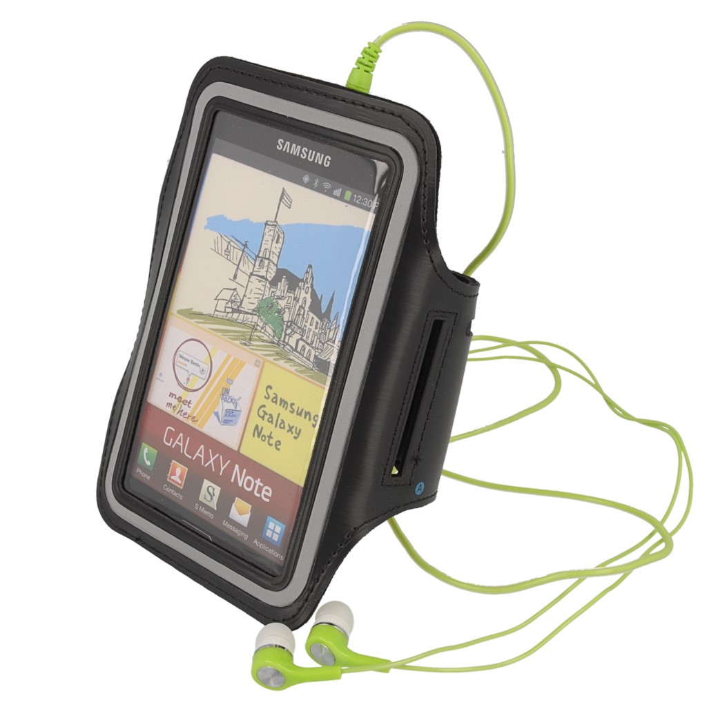 Pokrowiec opaska sportowa na rk Premium czarna HTC Bolt / 9