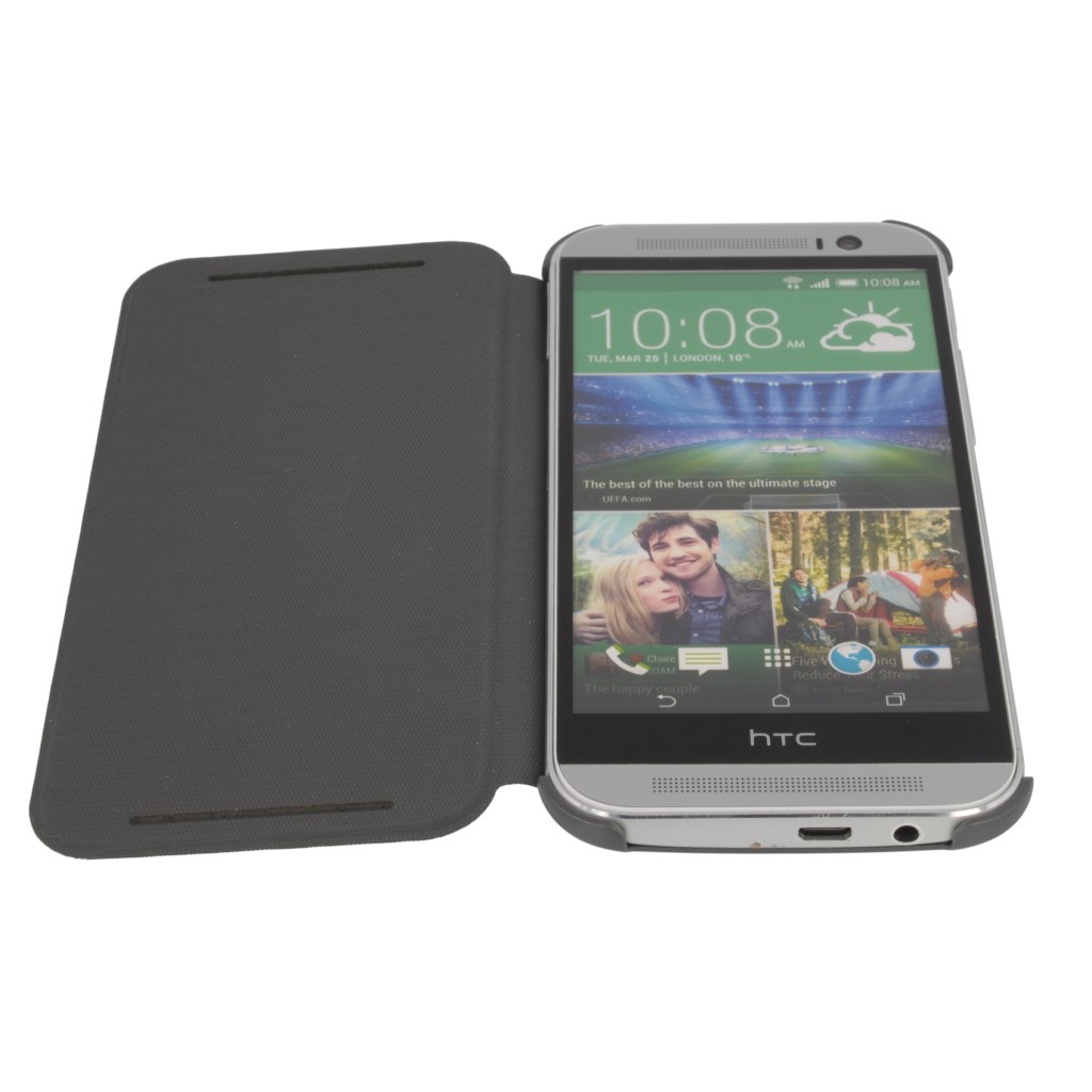 Pokrowiec etui Flip Case V941 oryginalne Grey HTC One M8 / 9