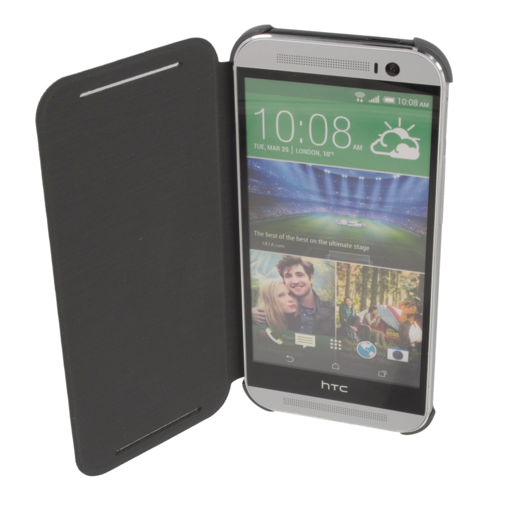 Pokrowiec etui Flip Case V941 oryginalne Grey HTC One M8 / 10