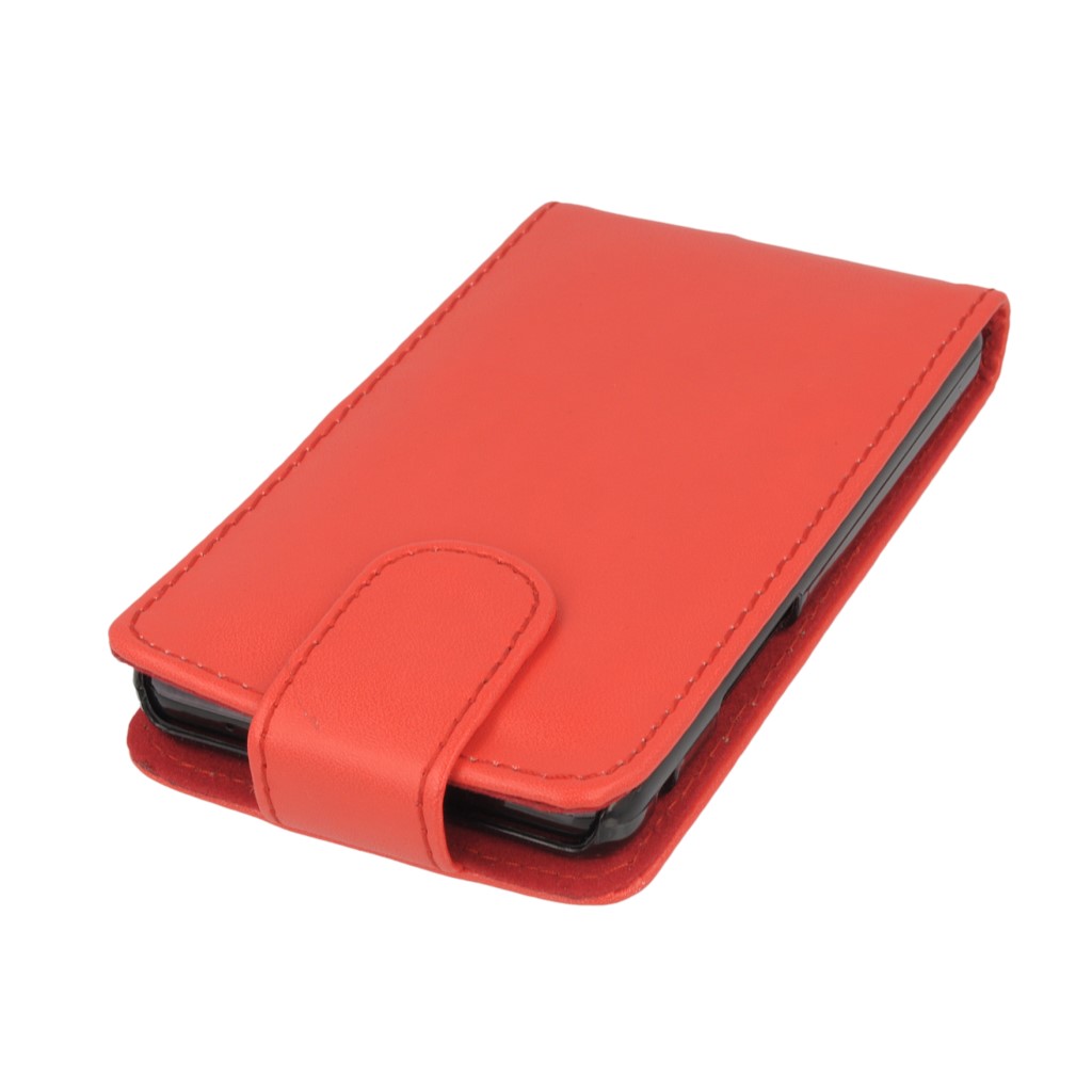 Pokrowiec z klapk na magnes Prestige czerwony SAMSUNG GT-i9105 Galaxy S II Plus / 5