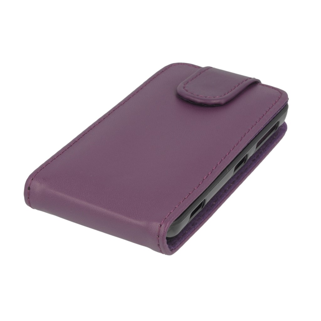 Pokrowiec z klapk na magnes Prestige fioletowy NOKIA Lumia 620 / 3