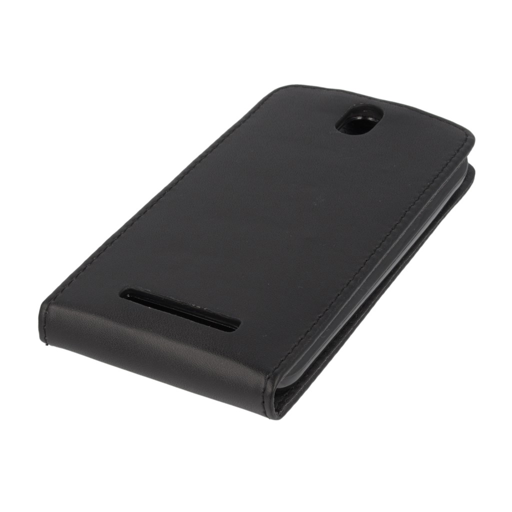 Pokrowiec z klapk na magnes Prestige czarny HTC One SV / 5