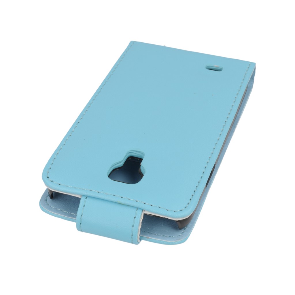 Pokrowiec z klapk na magnes Prestige niebieski SAMSUNG Galaxy S4 mini plus / 6