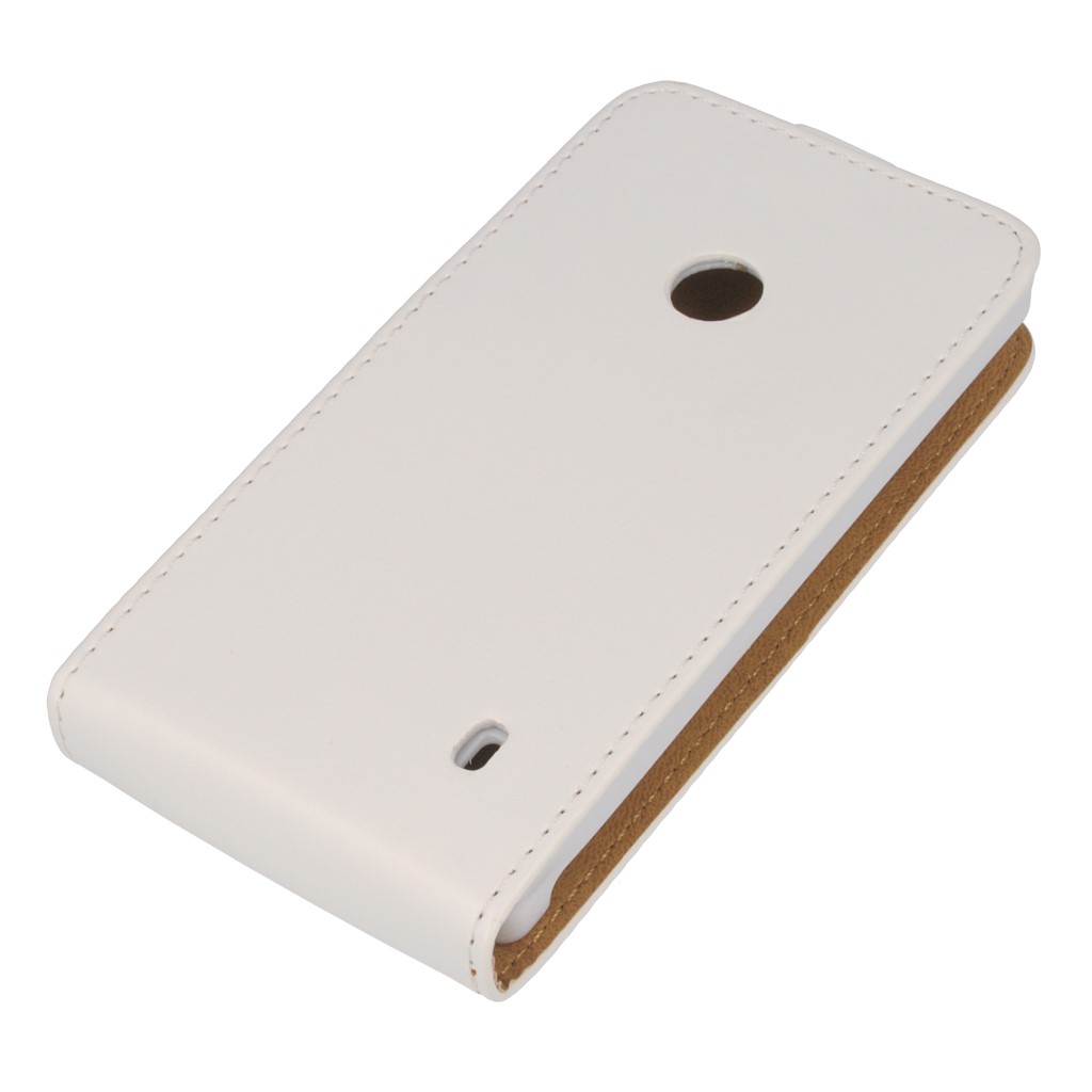 Pokrowiec z klapk na magnes Prestige Slim biay NOKIA Lumia 520 / 4