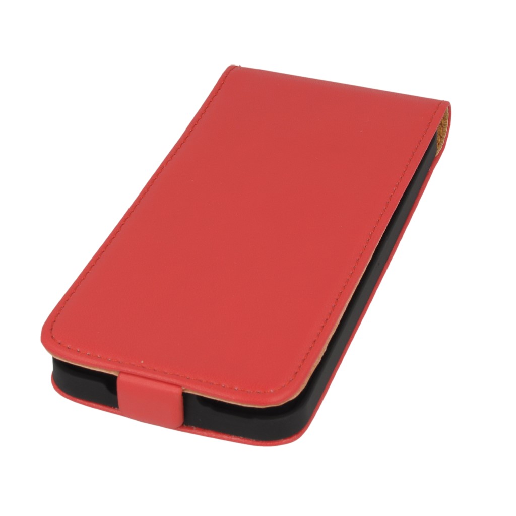 Pokrowiec z klapk na magnes Prestige Slim czerwony HTC One mini / 4