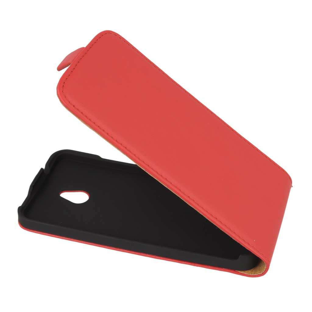Pokrowiec z klapk na magnes Prestige Slim czerwony HTC One mini / 2