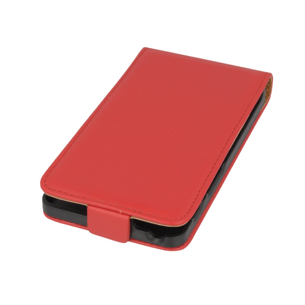 Pokrowiec z klapk na magnes Prestige Slim czerwony LG Swift L3II Dual / 3